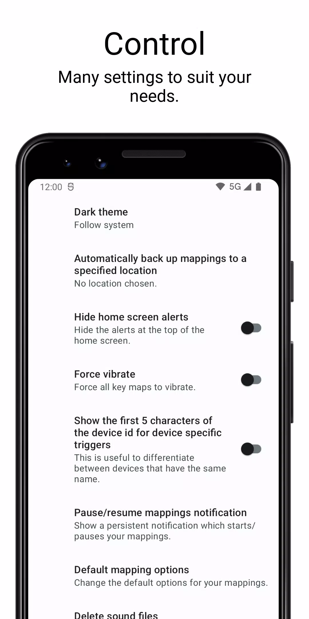 Key Mapper экрана 4