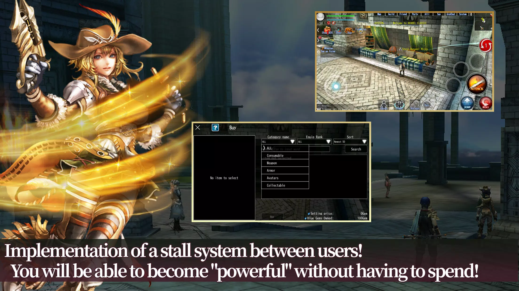 Release AVABEL CLASSIC MMORPG Screenshot 4