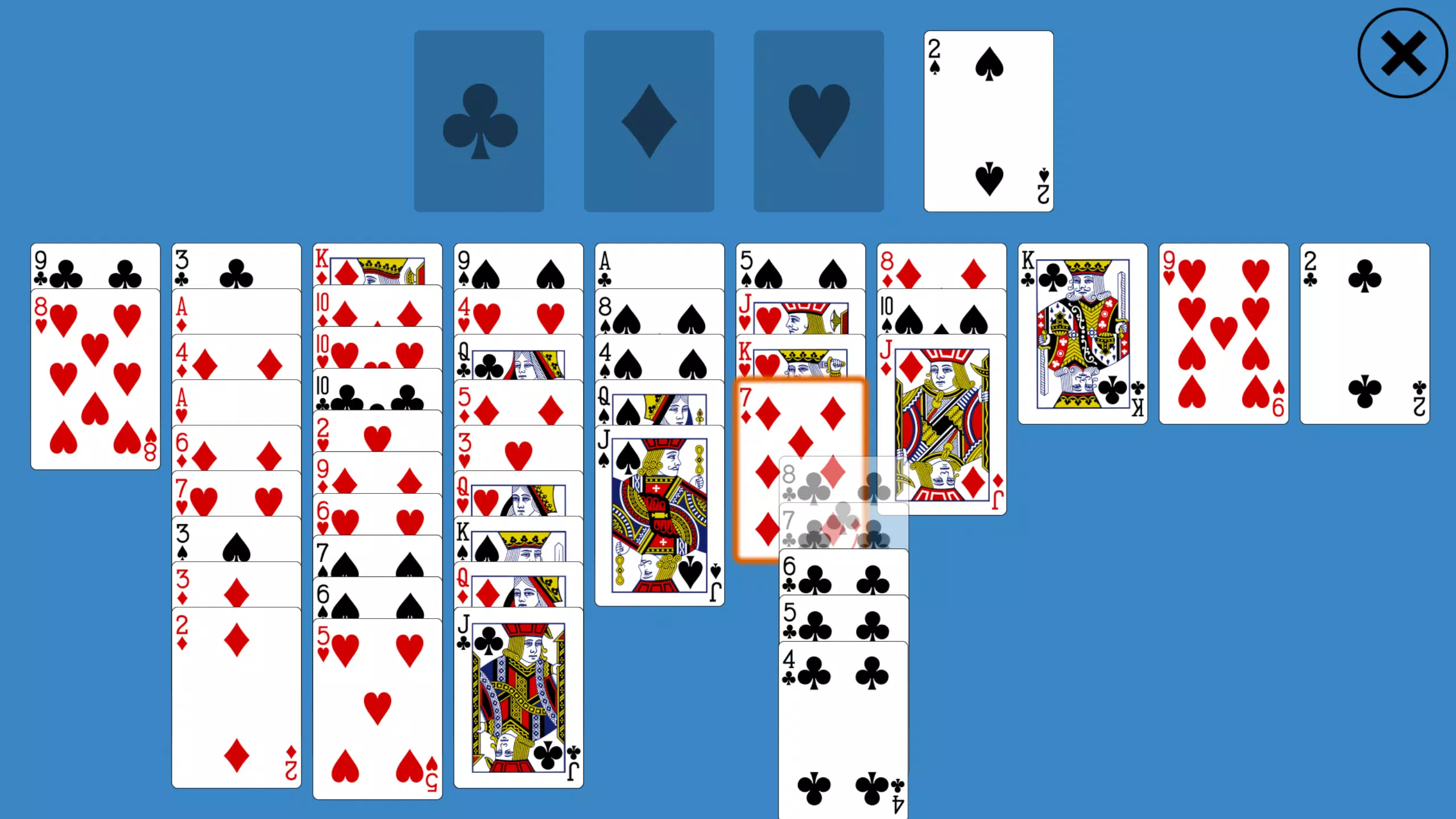 Classic Simple Simon Solitaire Capture d’écran3