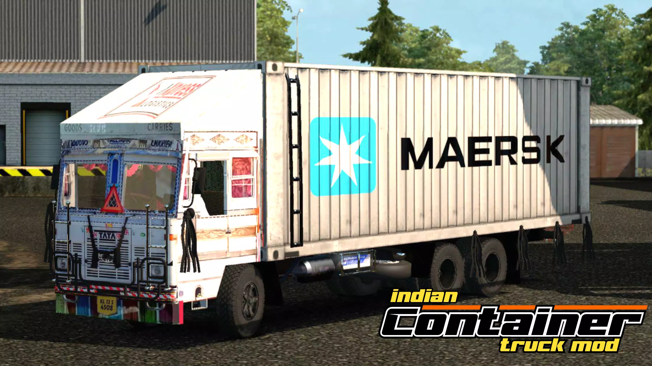 Indian Container Truck Mod स्क्रीनशॉट 1