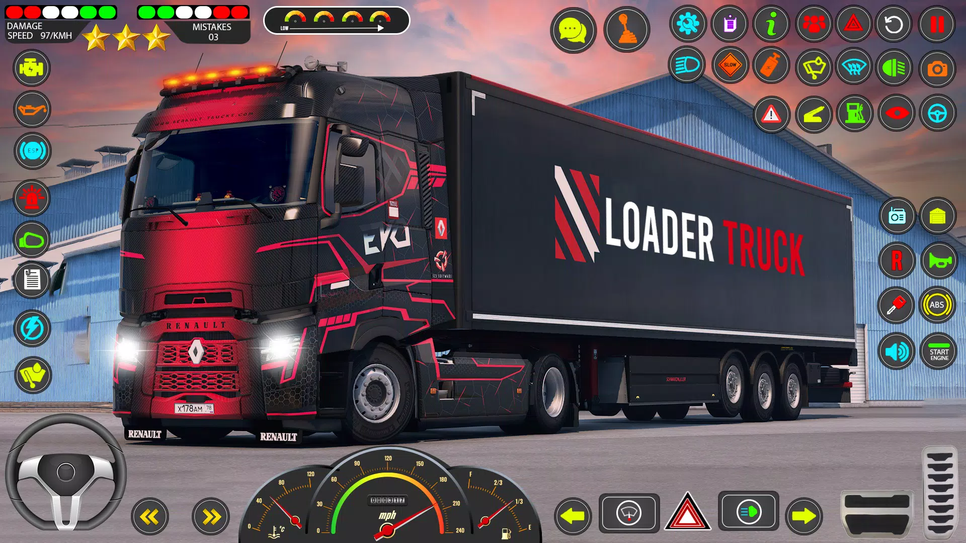 Euro Truck Games Sim 3d 스크린 샷 2