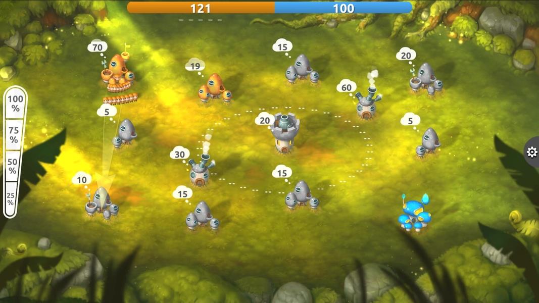 Mushroom Wars 2: RTS Strategy ảnh chụp màn hình 1