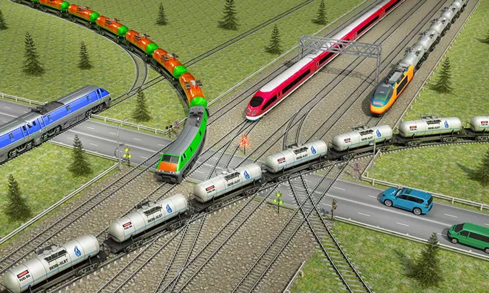 ภาพหน้าจอ Indian Train City Pro Driving 1