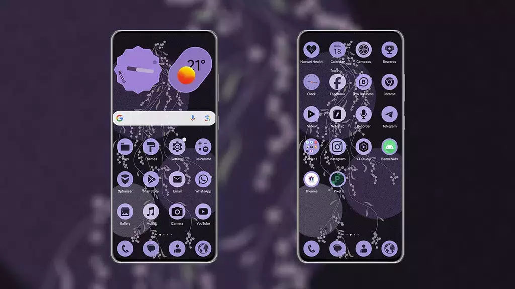 PixPurple EMUI MagicOS Theme ekran görüntüsü 1