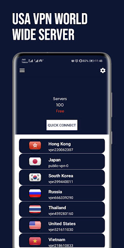 USA VPN Fast: Secure VPN Proxy屏幕截圖2