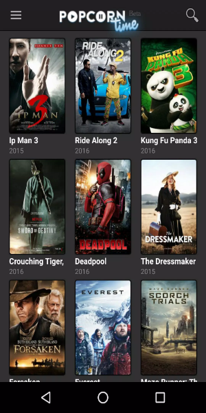 Popcorn time screenshot 2