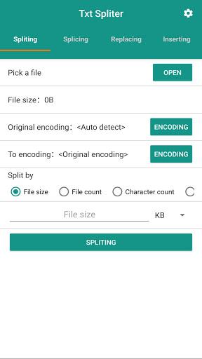 Txt Spliter屏幕截圖1