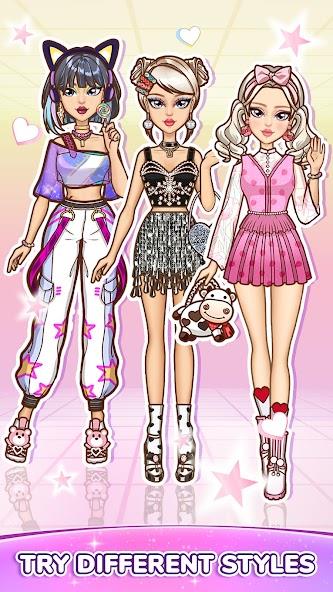 ภาพหน้าจอ DIY Paper Doll Dress Up Mod 4