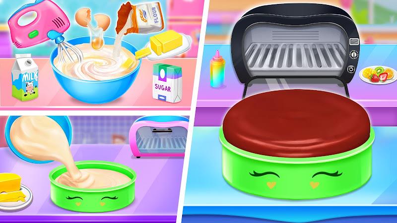 Ice cream Cake Maker Cake Game ekran görüntüsü 2