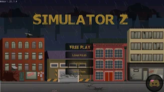 Zombie Simulator Z - Free 스크린 샷 1