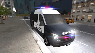 American Police Van Driving captura de pantalla 3