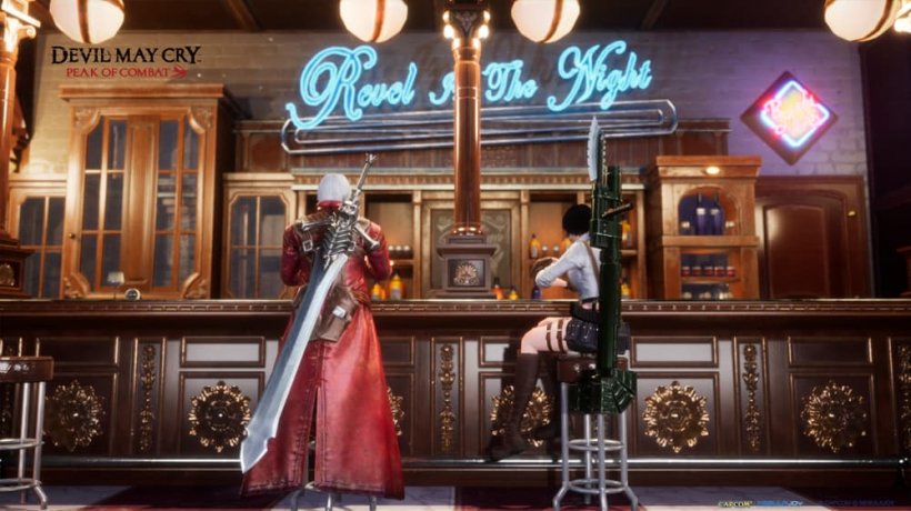 Artwork of Dante and Lady from <img src=