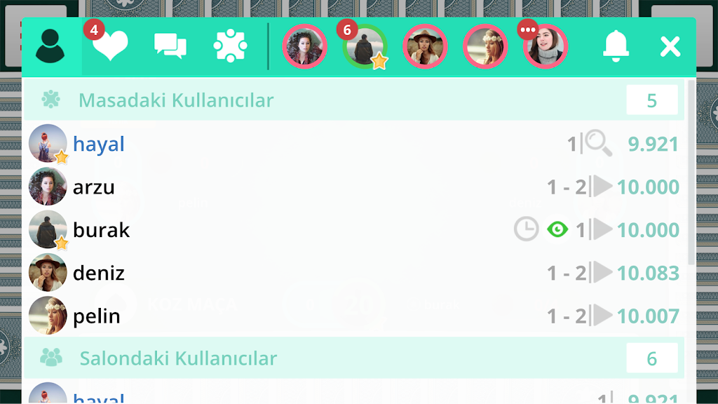 Screenshot Eşli İhaleli Batak 3