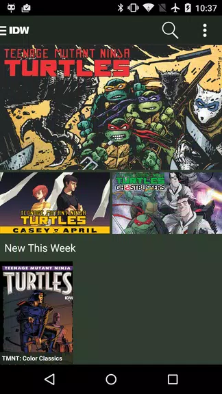 TMNT Comics captura de pantalla 1