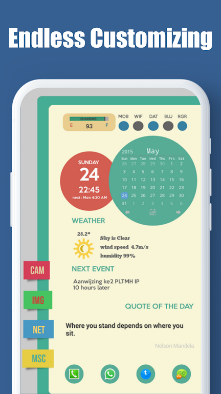 ภาพหน้าจอ Total Launcher Mod 3