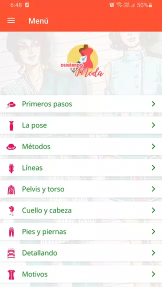 Curso de diseño de moda Screenshot 1
