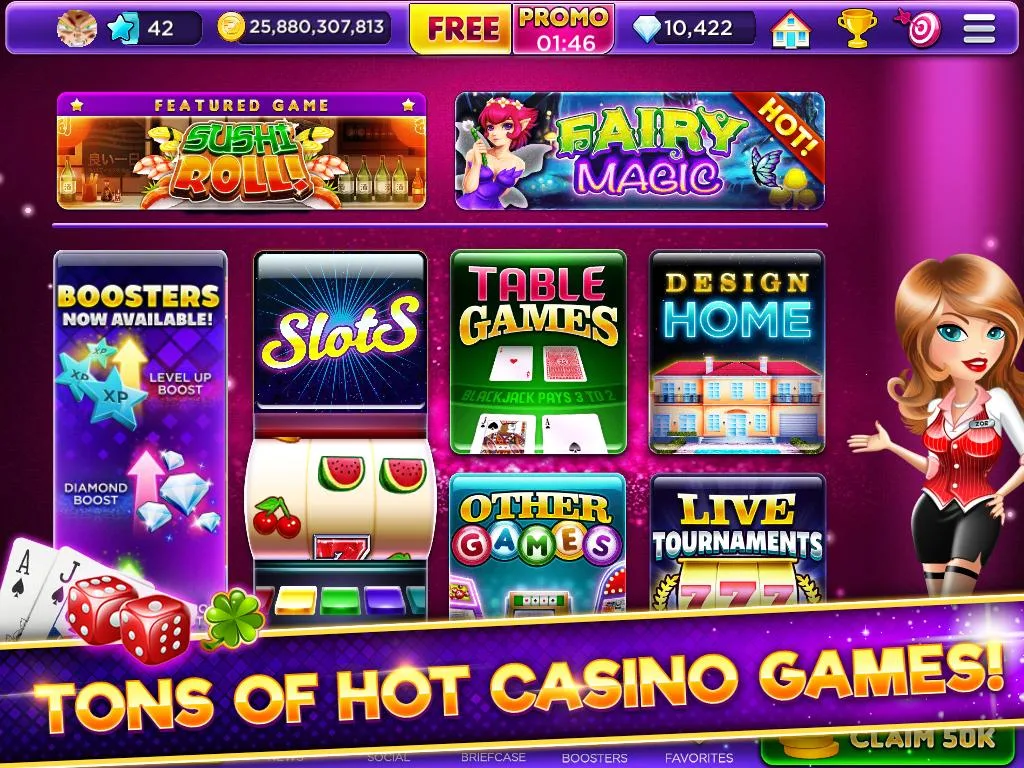 Glamour Casino - Home Designer Slots ảnh chụp màn hình 1