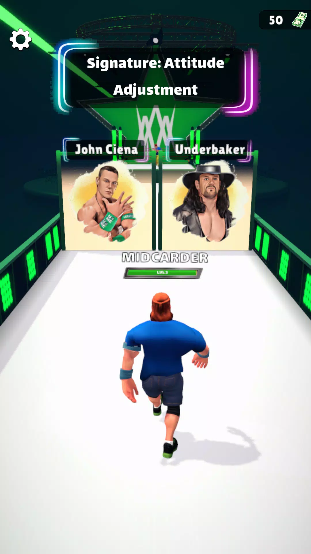 Wrestling Trivia Run captura de pantalla 4