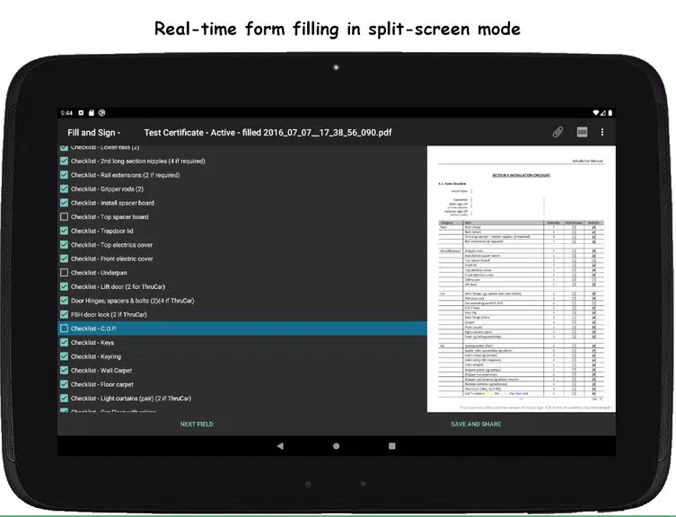 Screenshot Fill and Sign PDF Forms 3