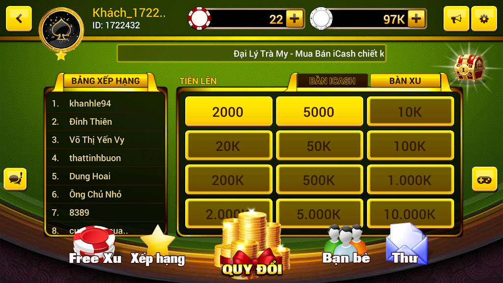 game beat thuong - Xgame Screenshot 2