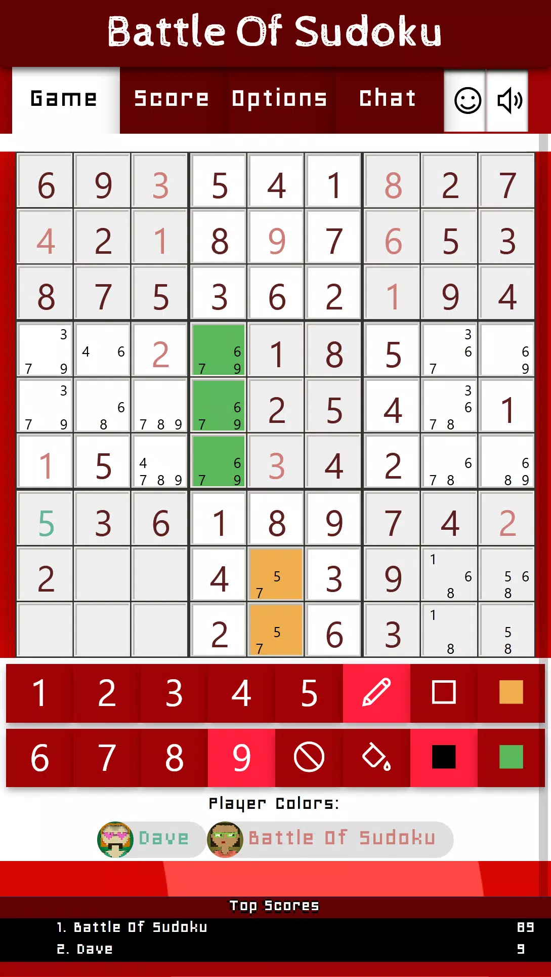 Battle Of Sudoku Capture d’écran4