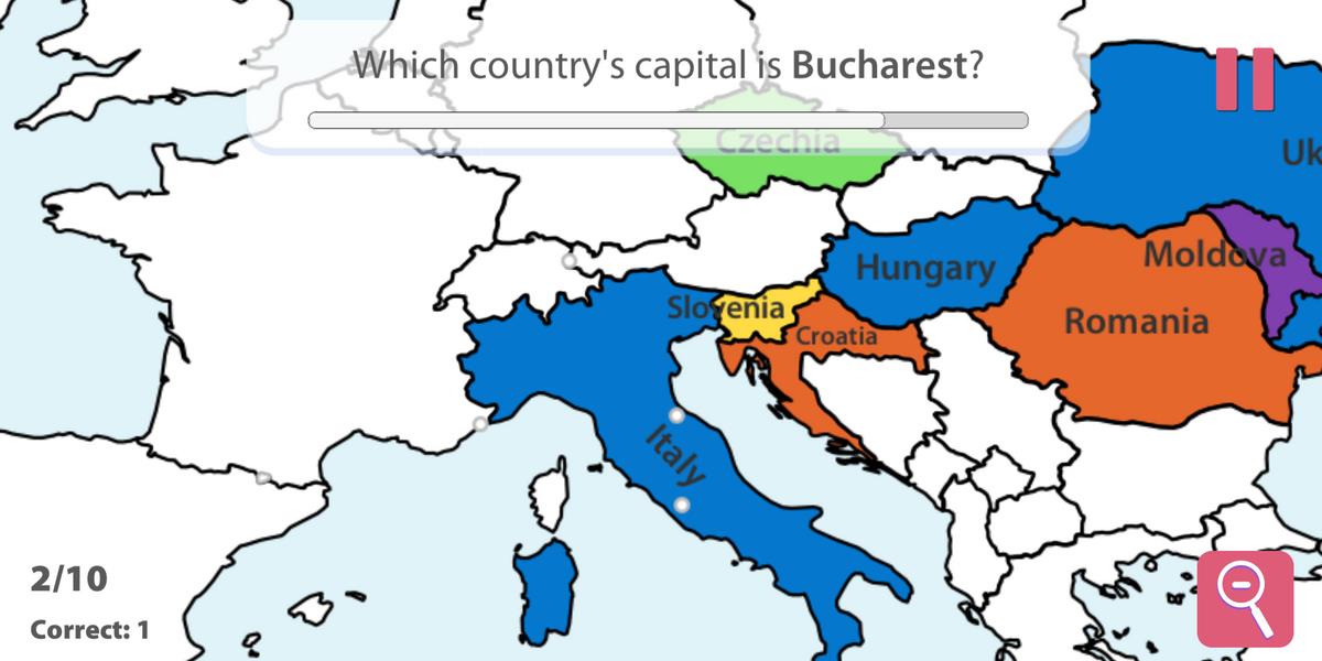 StudyGe－Geografía en el mapa captura de pantalla 2