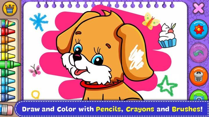 Coloring & Learn Animals screenshot 1