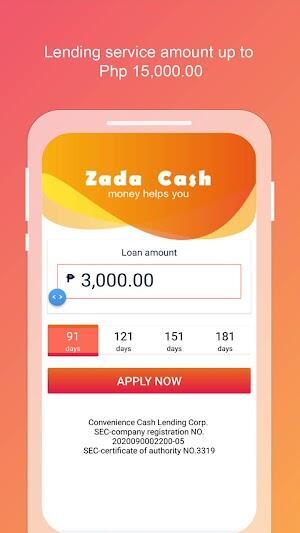 Zada Cash ảnh chụp màn hình 1