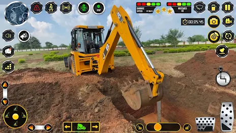 Snow Excavator Construction 3D Screenshot 1