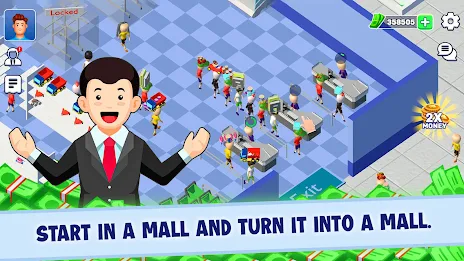 Mini Micro Mall - Tycoon Game স্ক্রিনশট 1