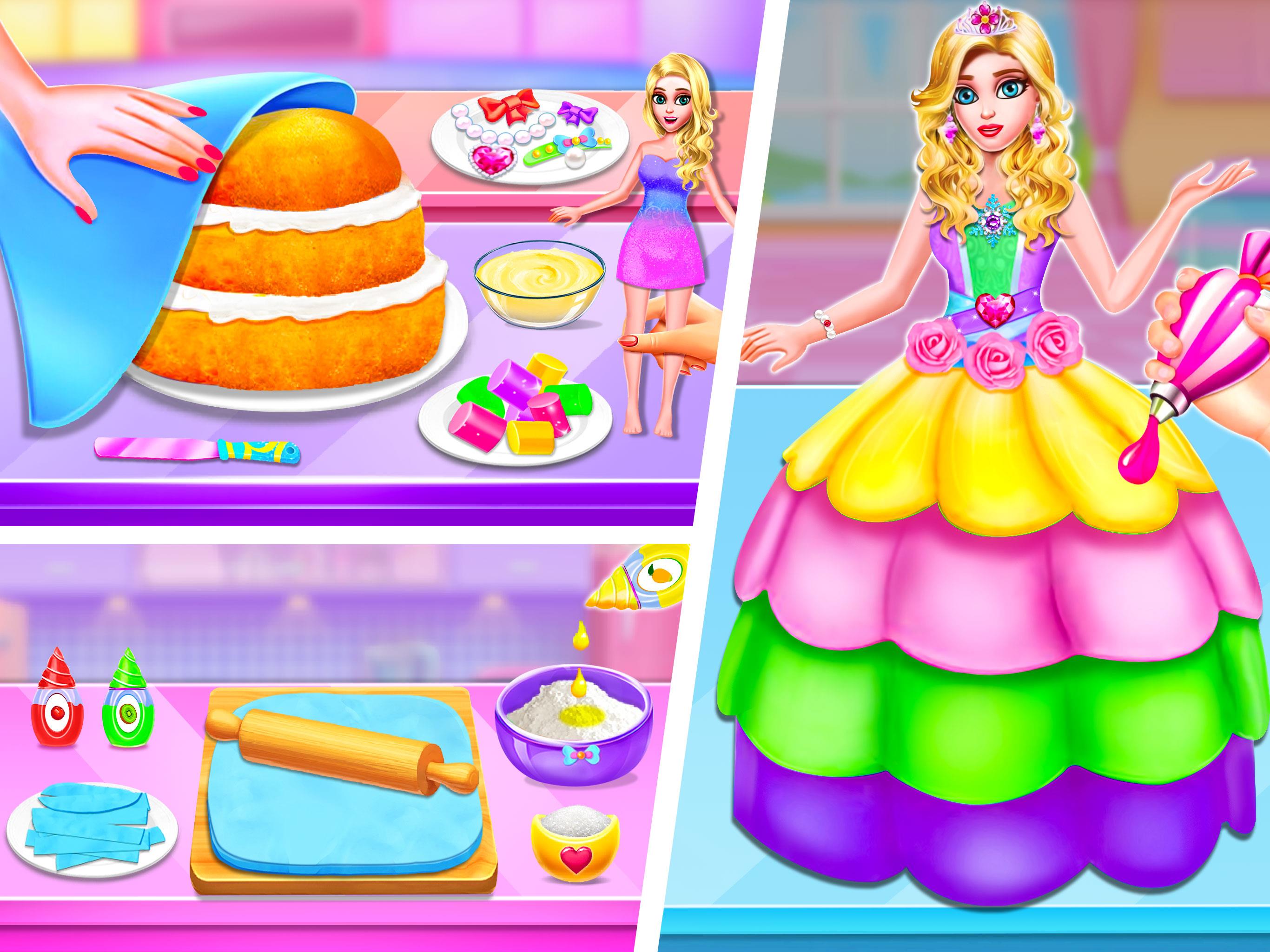 Doll House Cake Maker Game zrzut ekranu 1