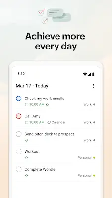 Todoist : to do list et agenda Capture d’écran2