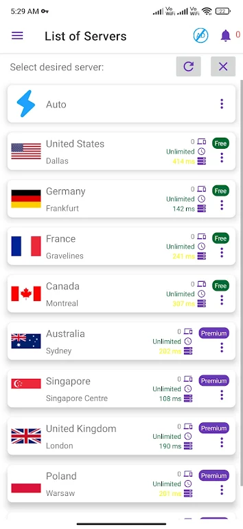 SafeHarbor VPN Capture d’écran1