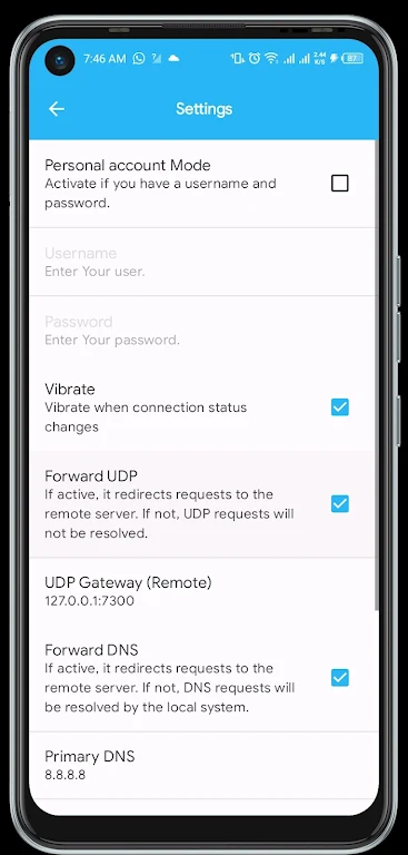 Screenshot WOLF VIP VPN 2