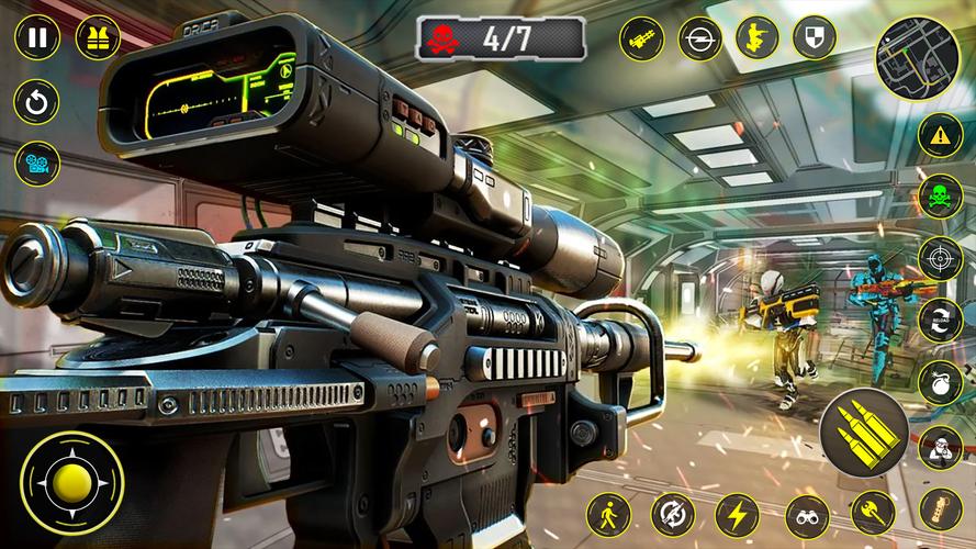 Robot Shooting Game Screenshot 1