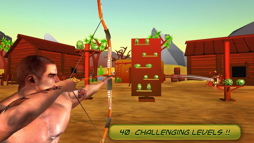 Watermelon Shooting : Archery captura de pantalla 3