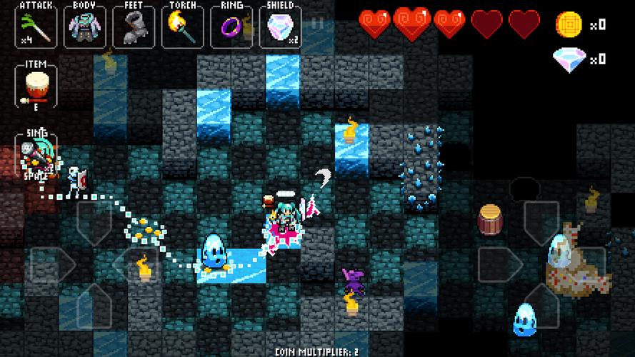 Crunchyroll: NecroDancer экрана 4