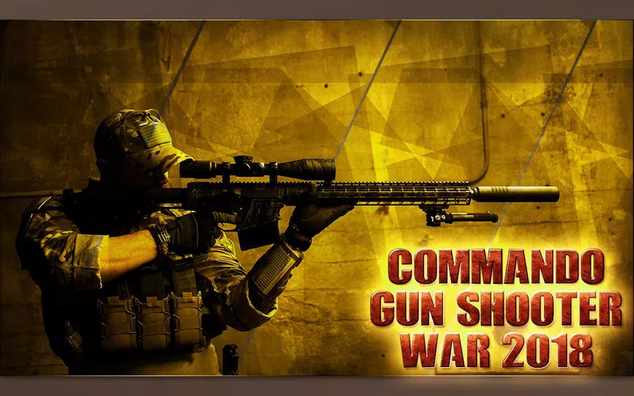 Commando Gun Shooter War 2018屏幕截圖1