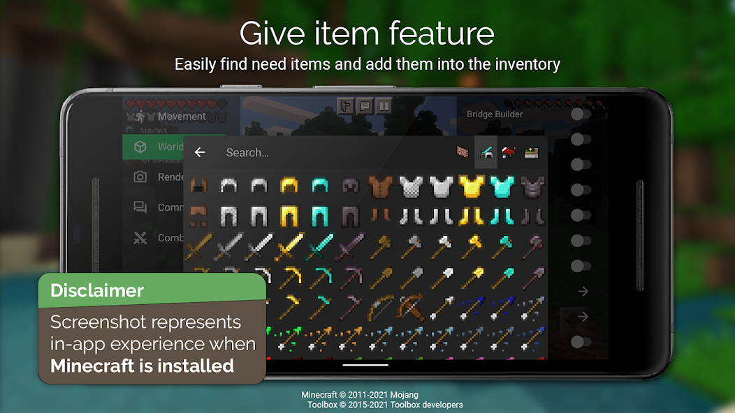 Toolbox for Minecraft: PE Mod screenshot 2