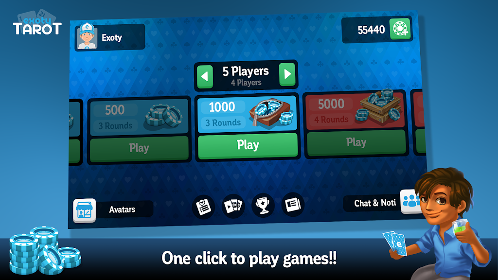 Multiplayer Tarot Game屏幕截圖2