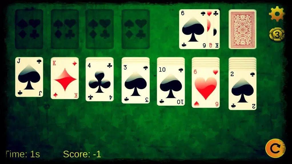 Mega Solitaire Card Game Capture d'écran 1