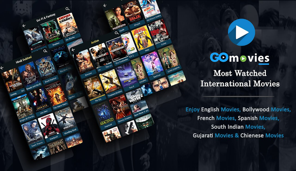 GoMovies- Online Movies&series captura de pantalla 1