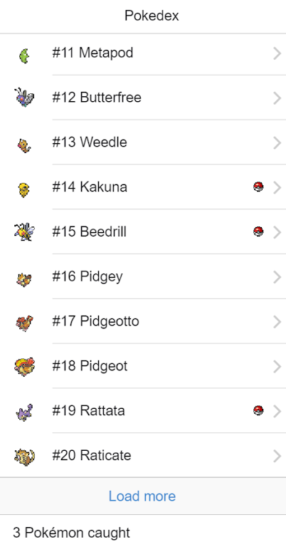 Pokedex Tracker Screenshot 2