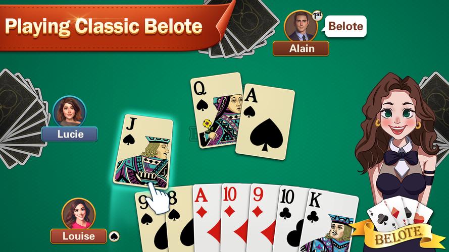 ภาพหน้าจอ Belote 1