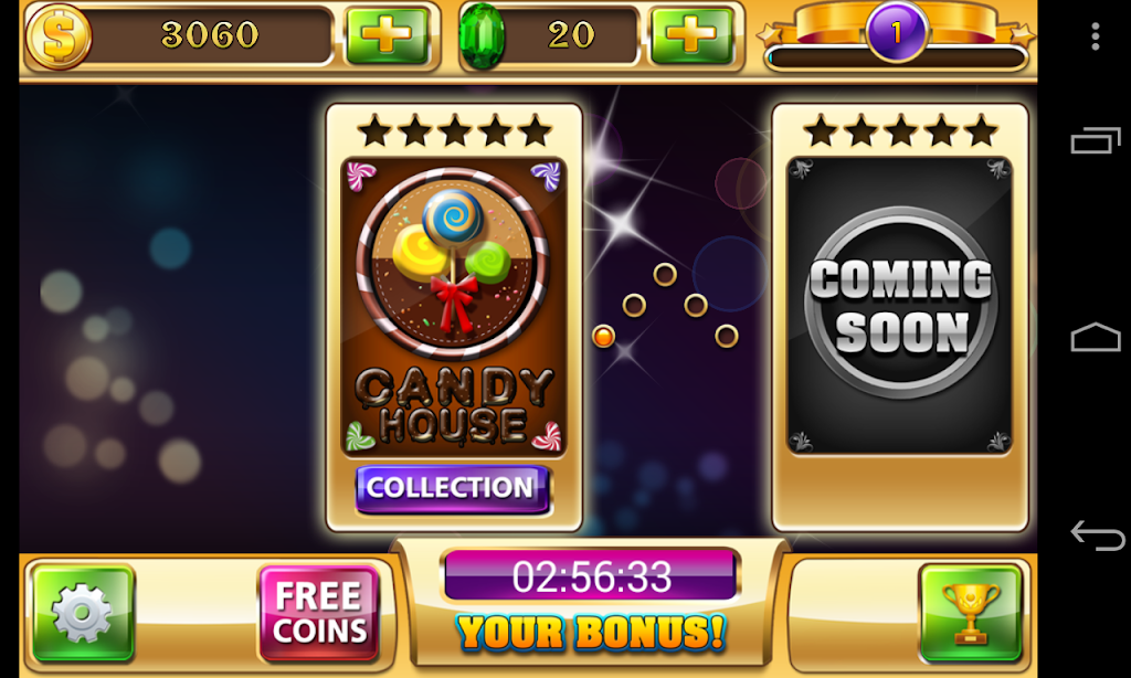 Slots - Candy Story - Slot Machines & Casino Games ảnh chụp màn hình 2