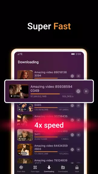 X Video Downloader & Player Screenshot 4