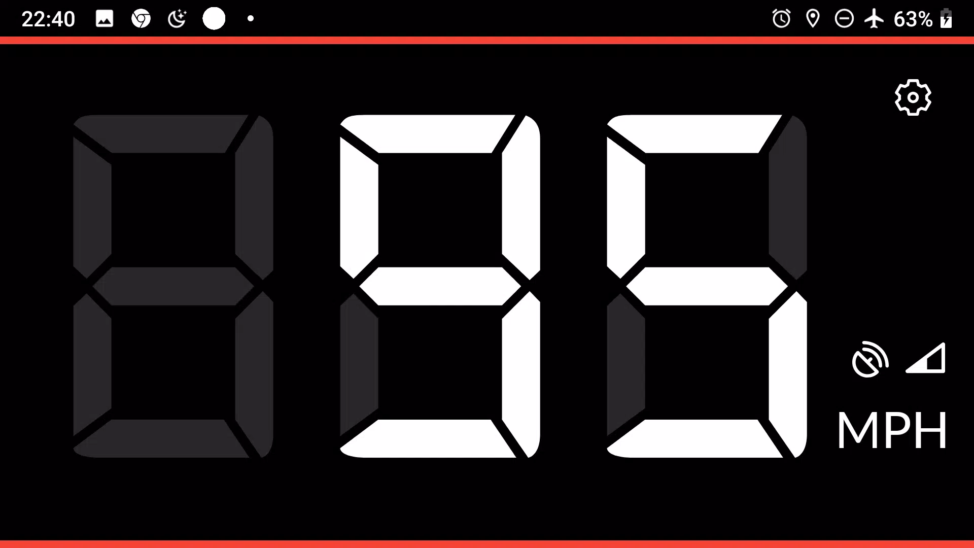 GPS Speedometer Screenshot 2