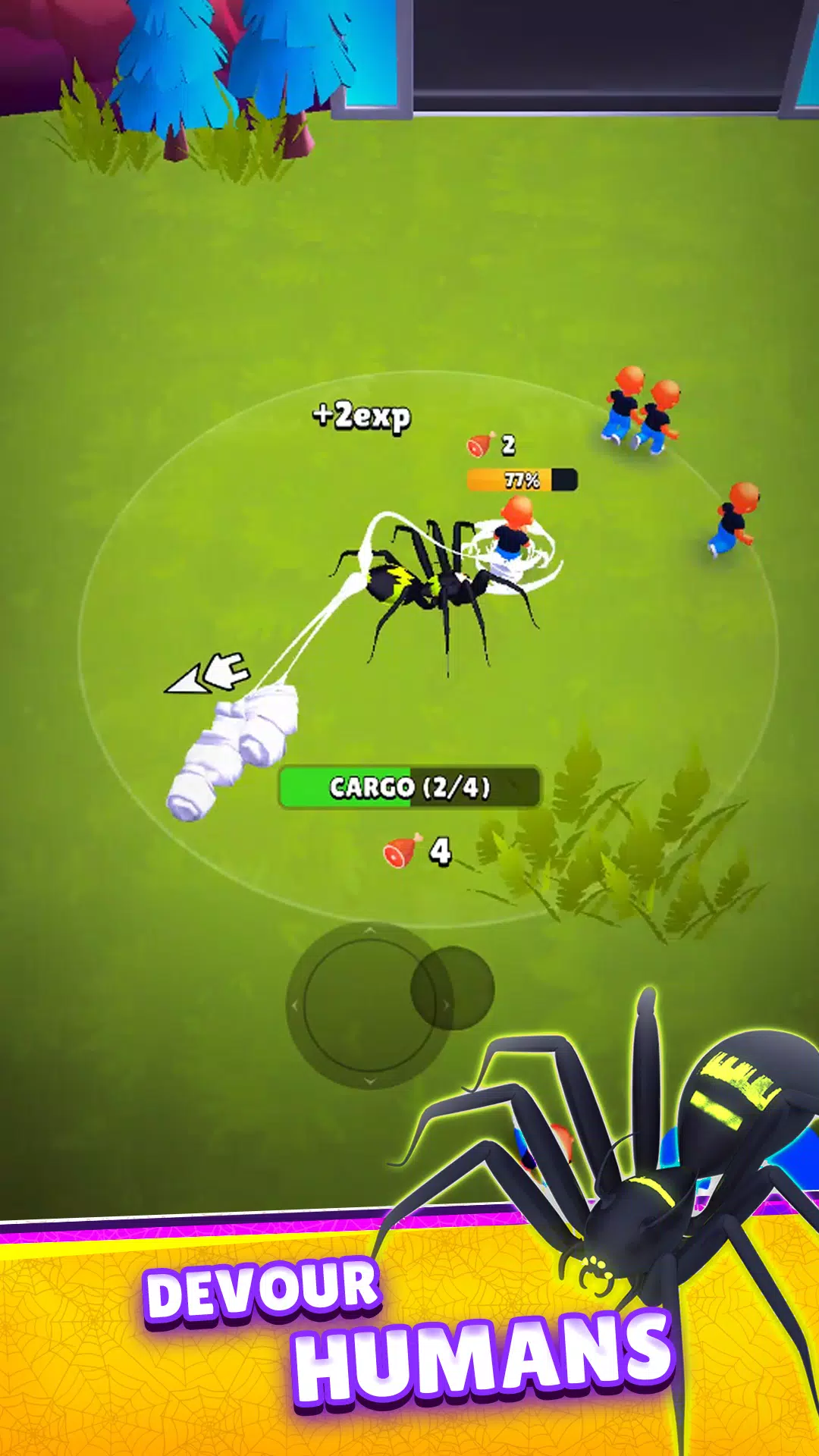 ภาพหน้าจอ Spider Invasion: RPG Survival! 2