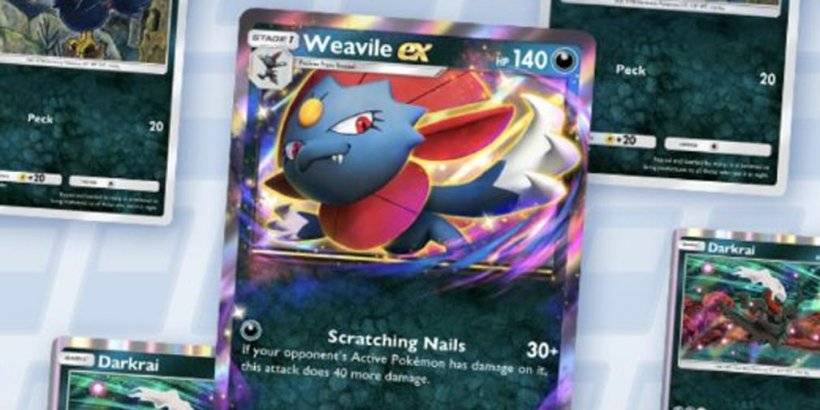 Ang mga kard na uri ng kadiliman na naka-highlight sa pinakabagong pagsiklab ng Pokemon TCG Pocket