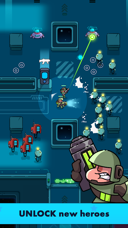 Space Squad: Crash Robots screenshot 2